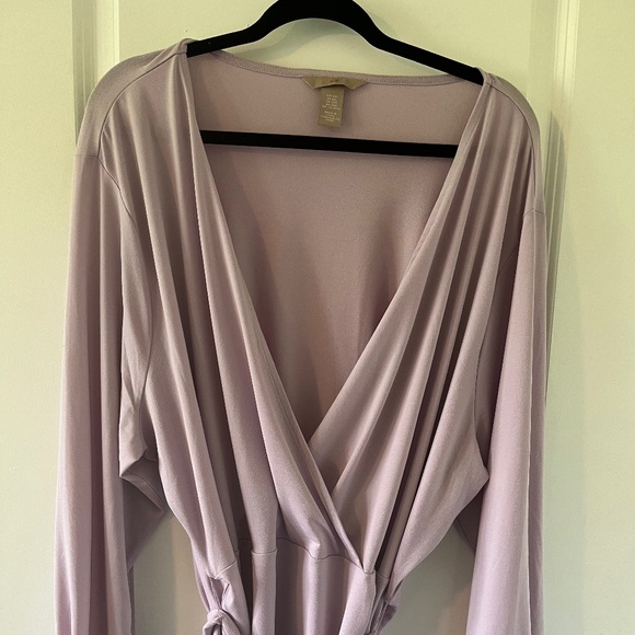 Lilac Wrap blouse - Picture 1 of 2